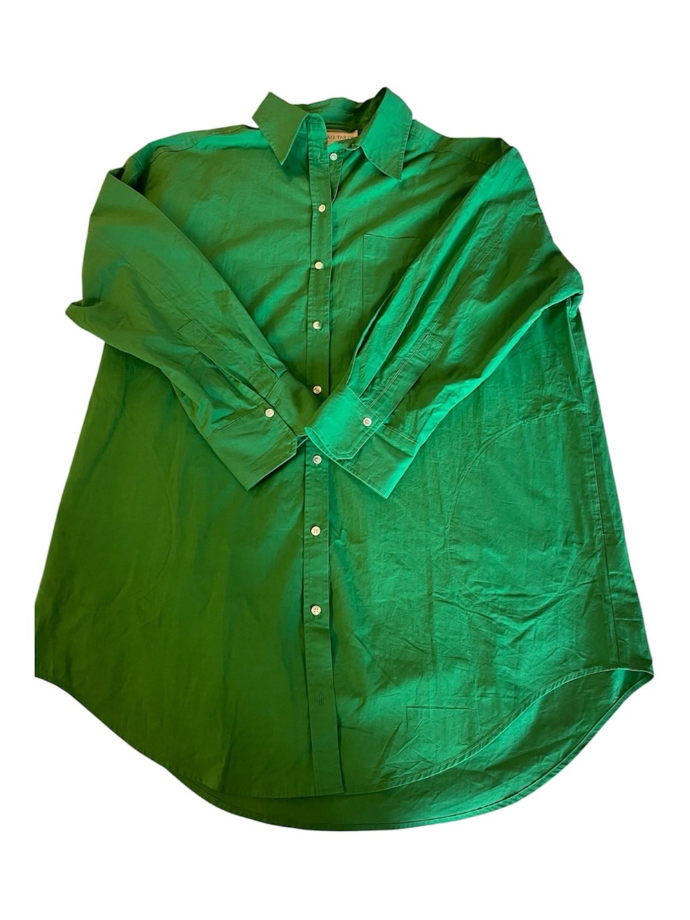 NWOT The Bali Tailor cotton button down shirt